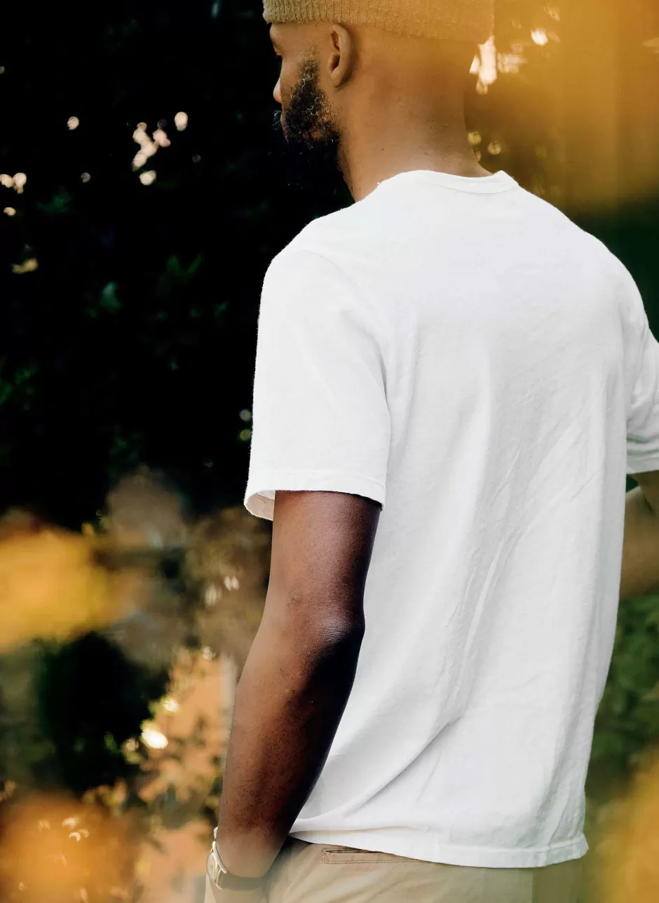 Classic Knit Vintage White Crew*imogene+willie Sale