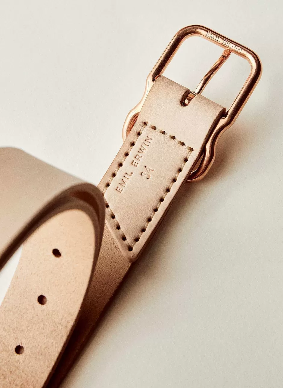Emil Erwin Signature Belt In Natural*imogene+willie New