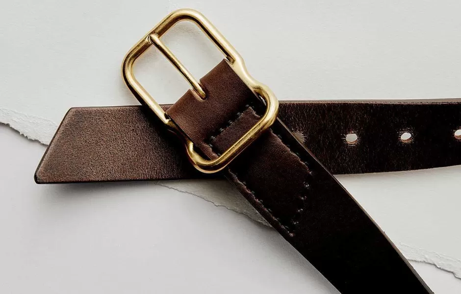 Emil Erwin Signature Belt Walnut*imogene+willie Discount