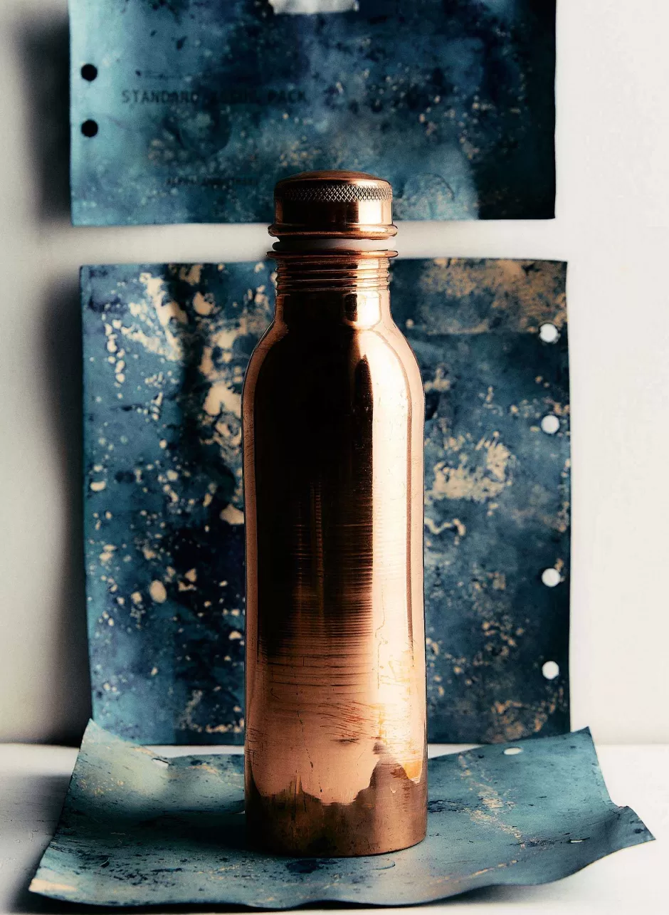 Far West El Cosmico Copper Water Bottle*imogene+willie Shop