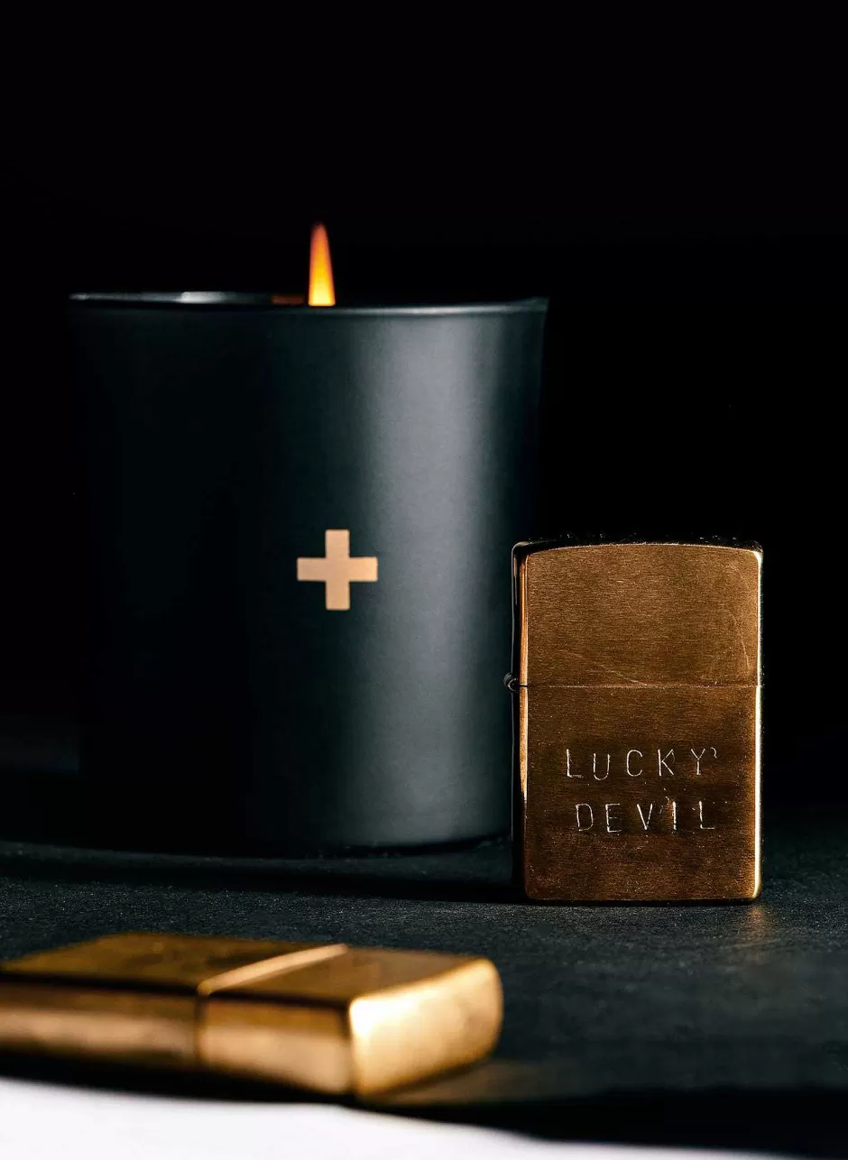 Hand Stamped "Lucky Devil" Zippo*imogene+willie Cheap