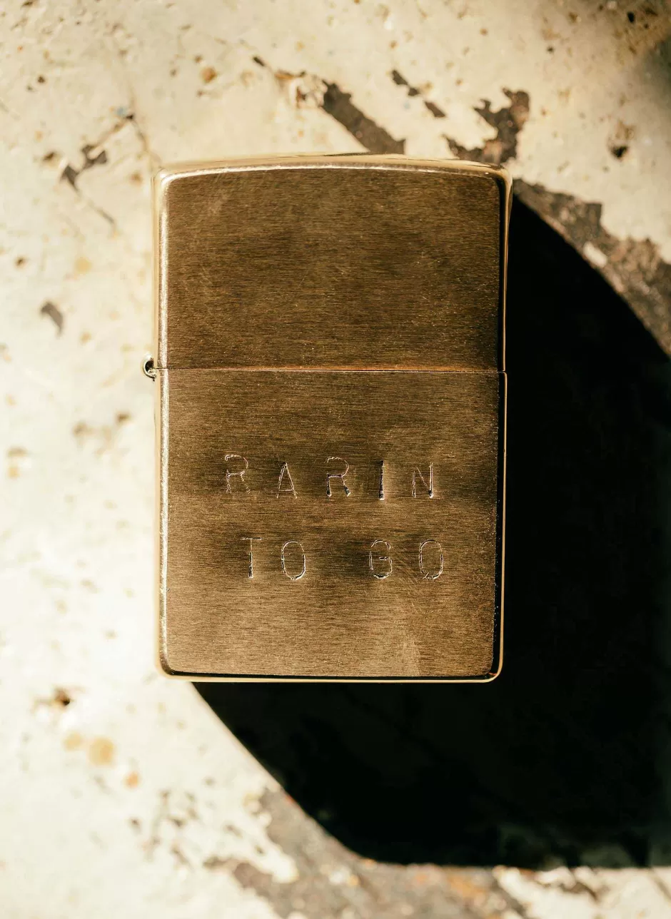 Hand Stamped "Rarin' To Go" Zippo*imogene+willie Shop