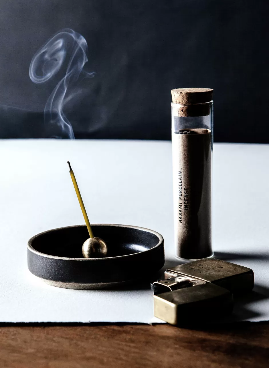 Hasami Incense Holder Set With Sandalwood*imogene+willie Fashion