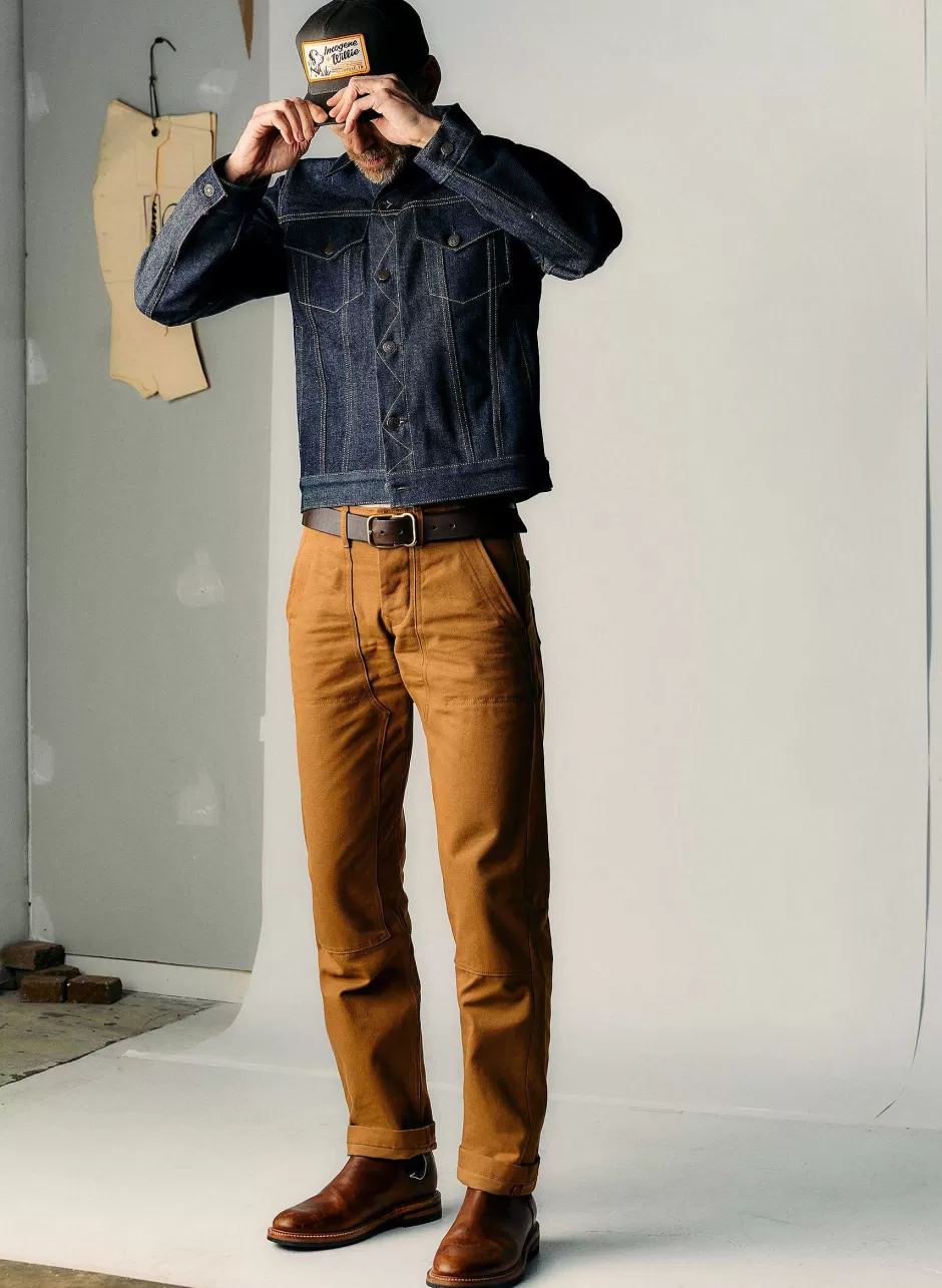 Hencye Canvas Workpant In Brown*imogene+willie Best Sale