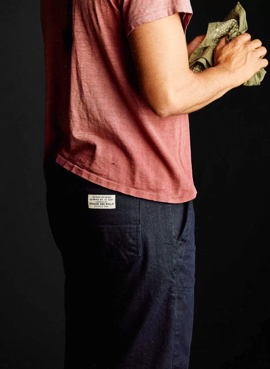 Hencye Workpant In Black Indigo*imogene+willie Clearance