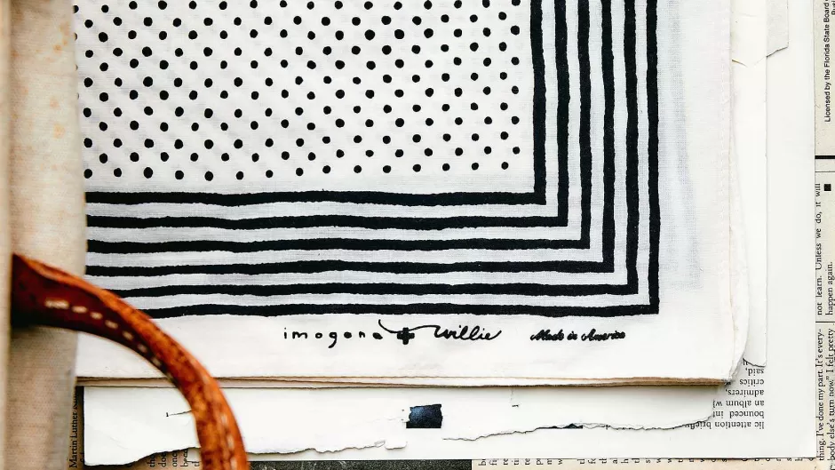 I+W Vintage White Bandana V2*imogene+willie Discount
