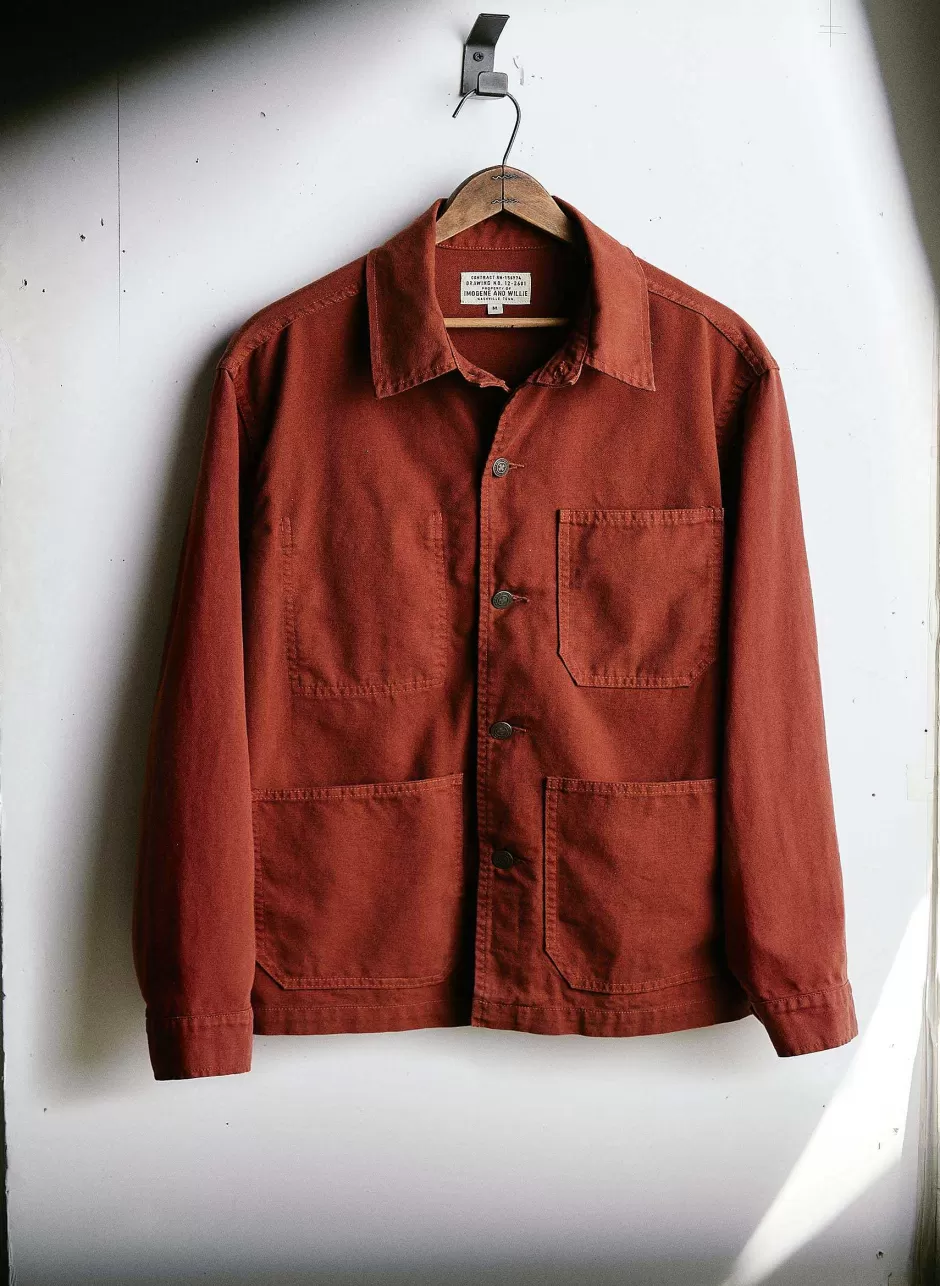 Jack Jacket In Terracotta*imogene+willie Outlet