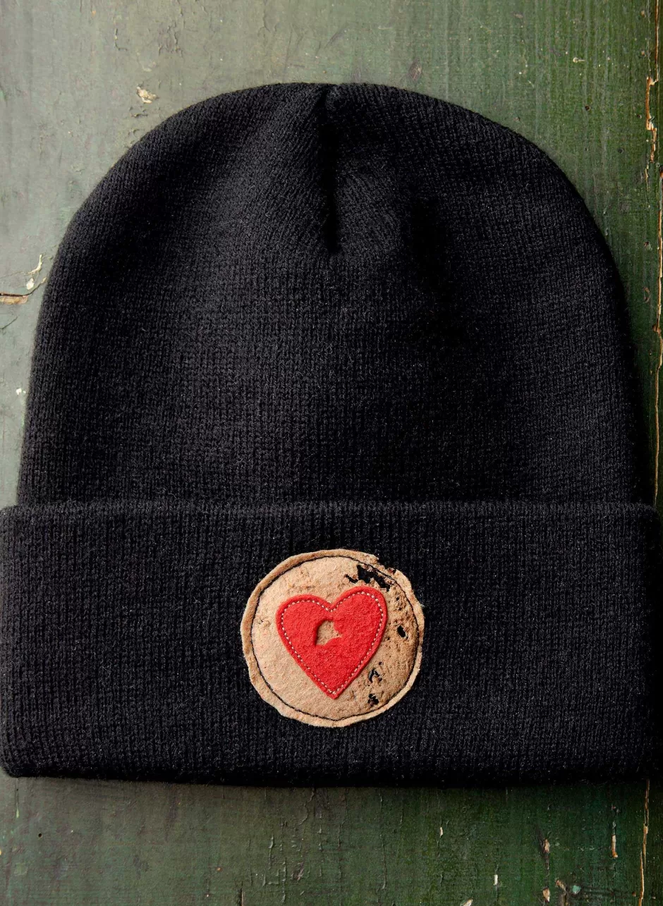 Knit "Heart" Watch Cap*imogene+willie Outlet