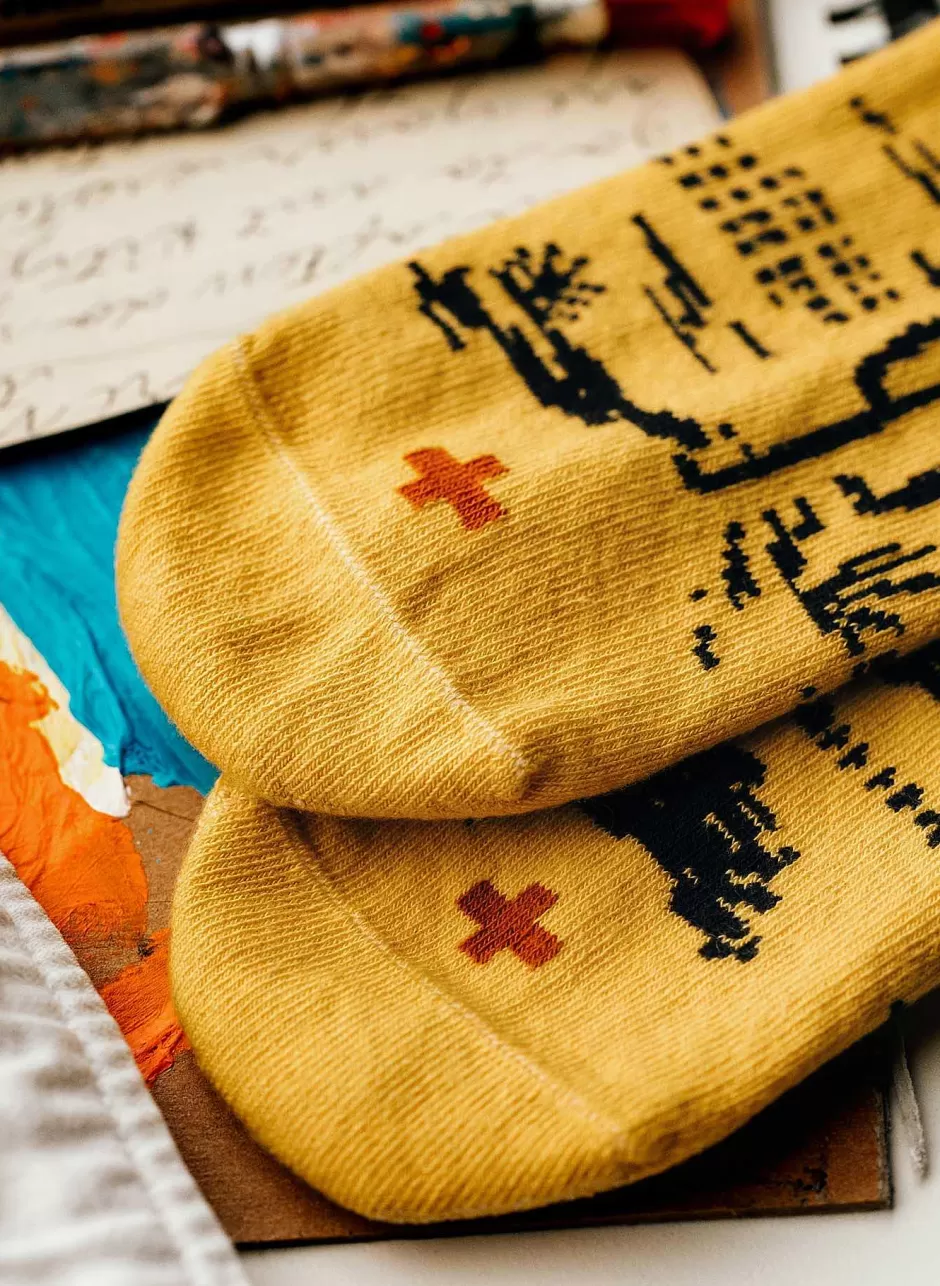Out West Sock In Yellow*imogene+willie Best