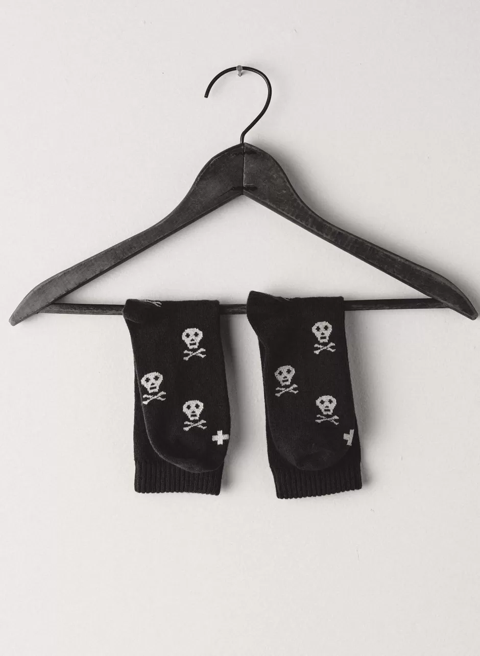 Skull Sock In Charcoal*imogene+willie Store