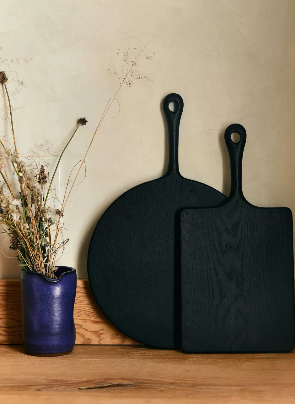 Solid Black Oak Serving Board*imogene+willie New