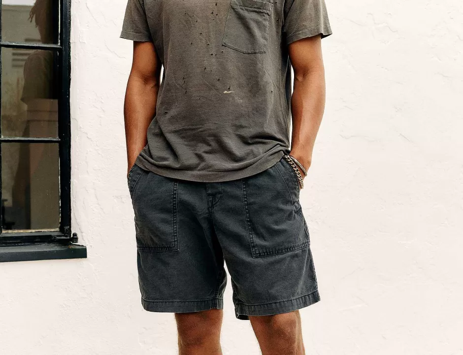 The Camp Short In Faded Black*imogene+willie Hot