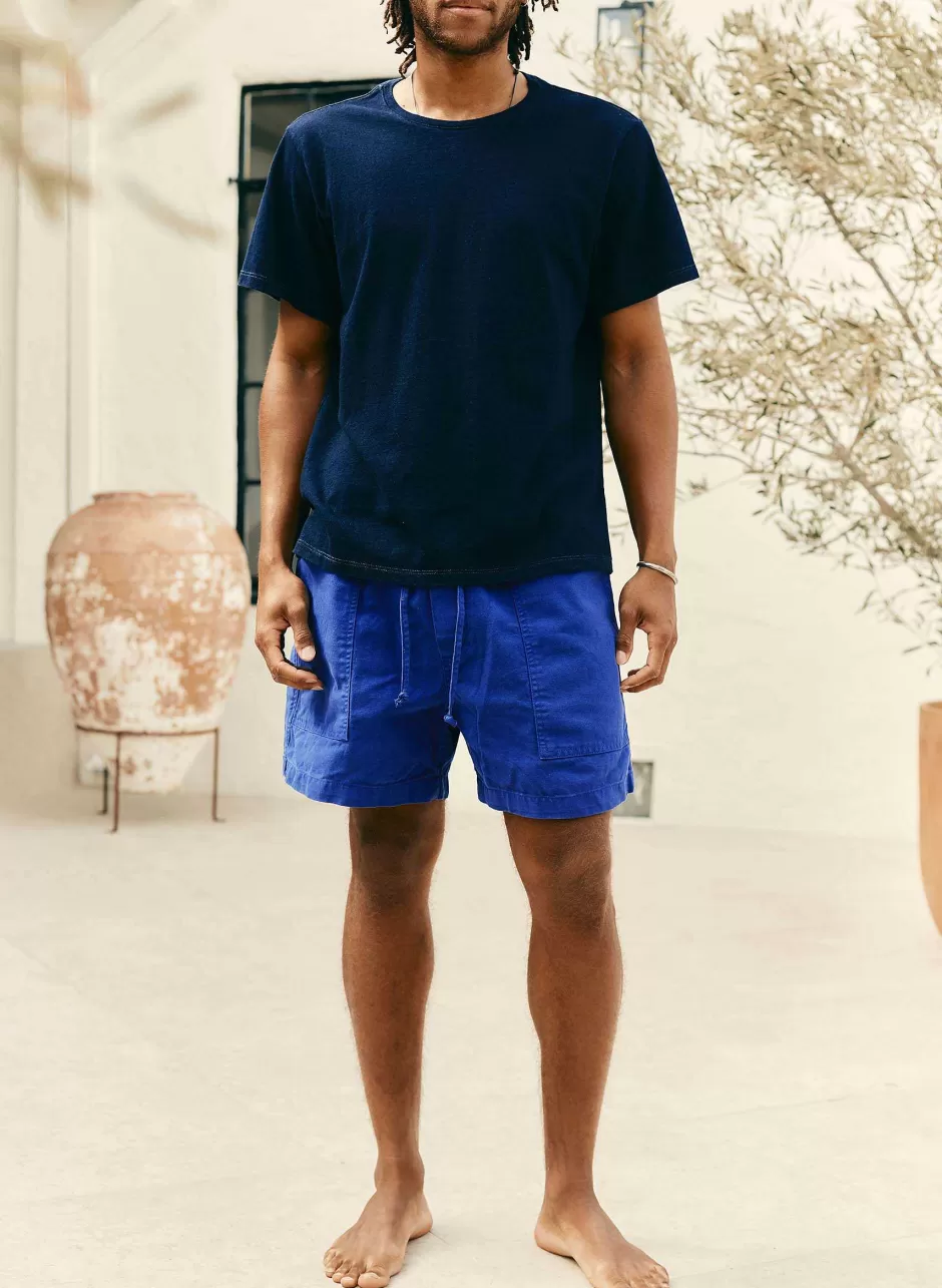 The Canvas Lounge Short In Klein Blue*imogene+willie Flash Sale