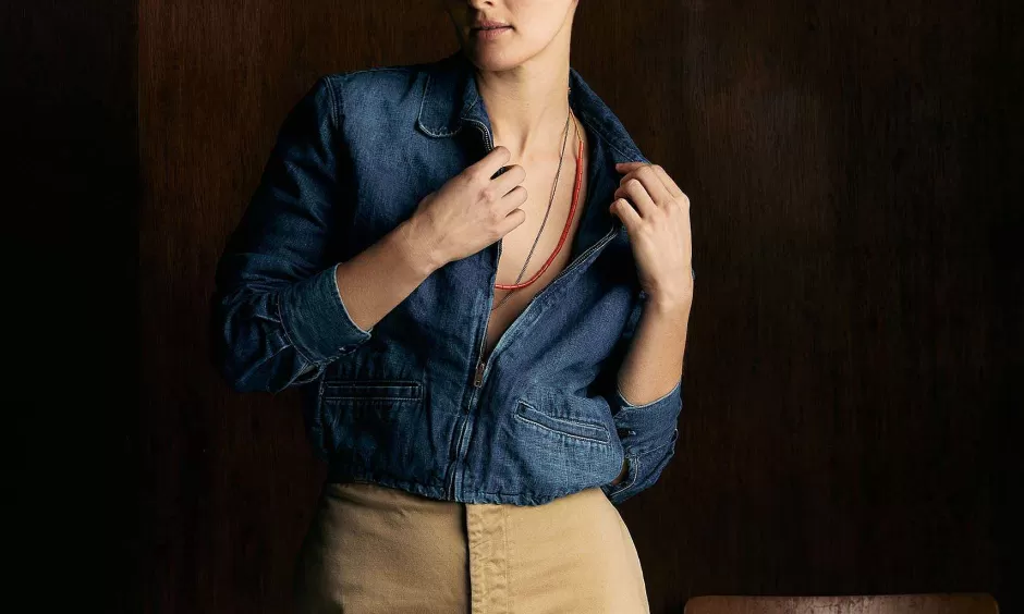 The Cropped Denim Souvenir Jacket*imogene+willie Best