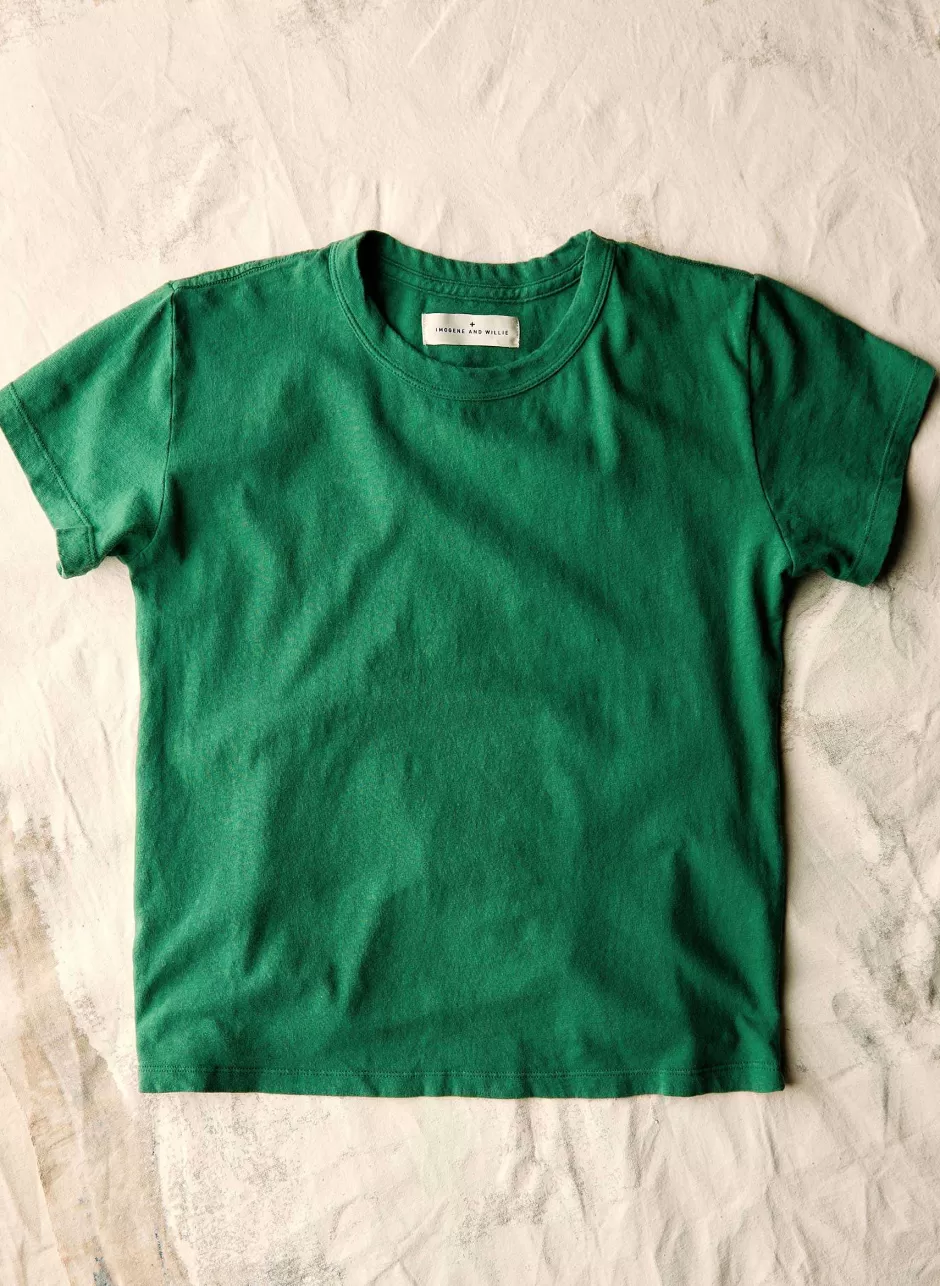 The Drop Tee In Seaside Green*imogene+willie Sale