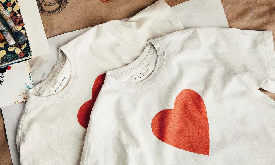 The "Heart" Tee*imogene+willie Outlet