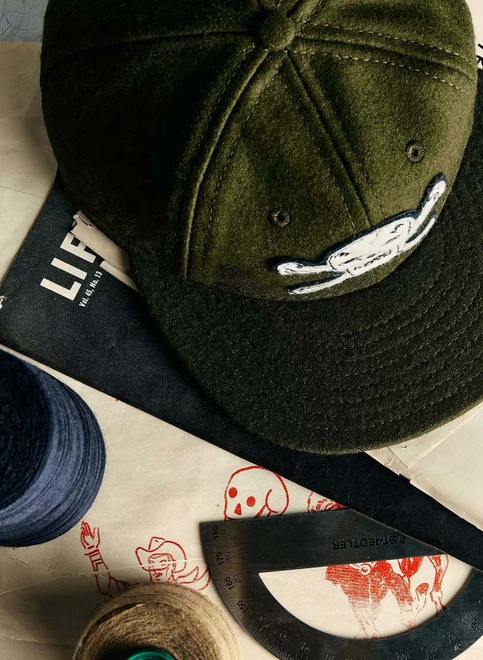 The "Hellcats" Cap In Olive*imogene+willie Fashion