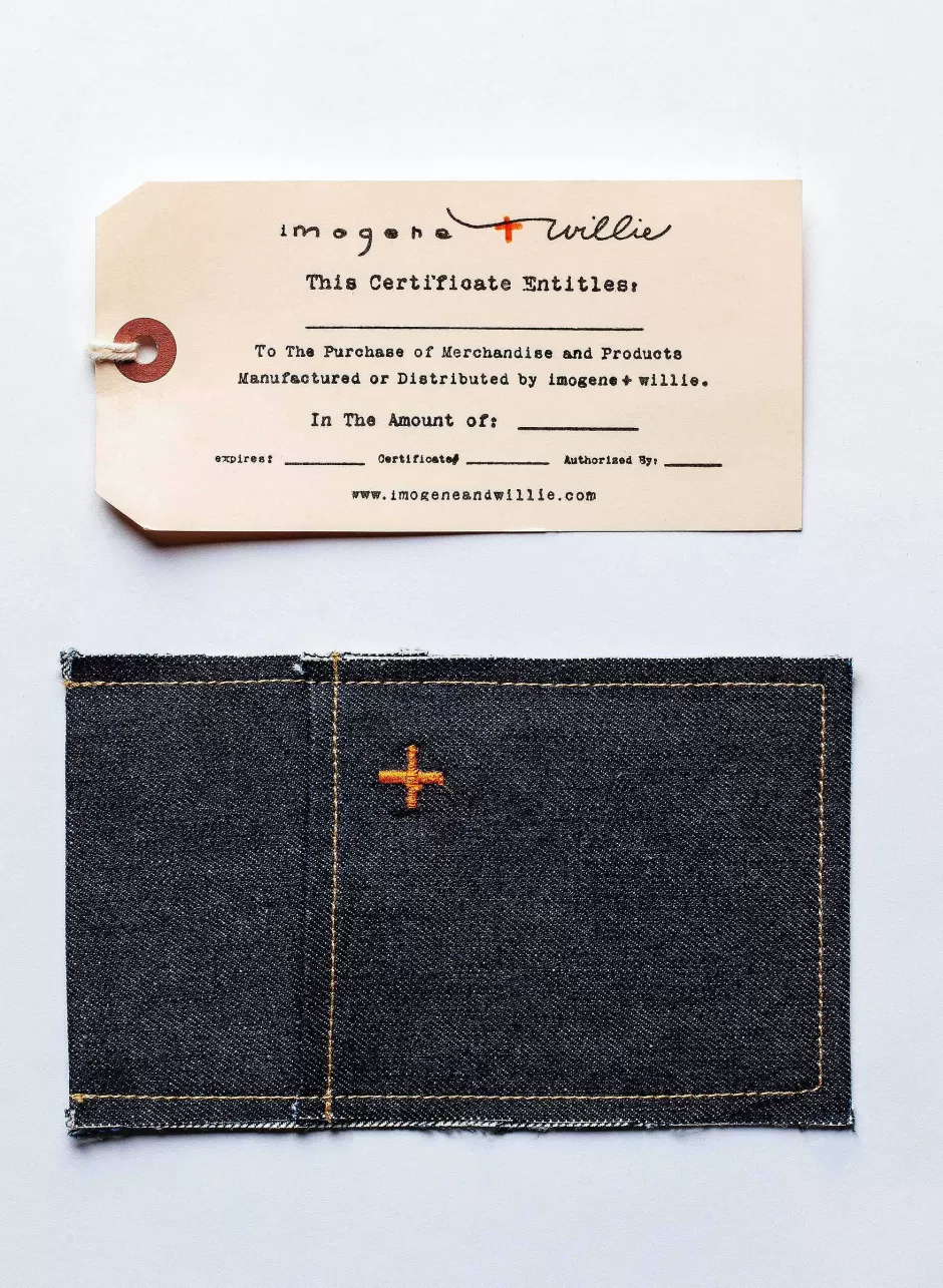 The I+W Gift Card*imogene+willie Discount