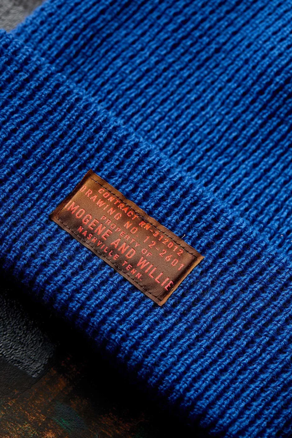 The I+W Klein Blue Waffle Cap*imogene+willie Cheap