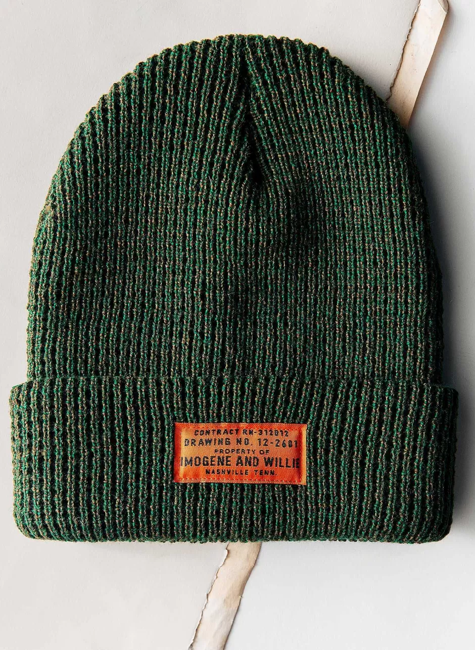 The I+W Marled Forest Waffle Cap*imogene+willie Sale