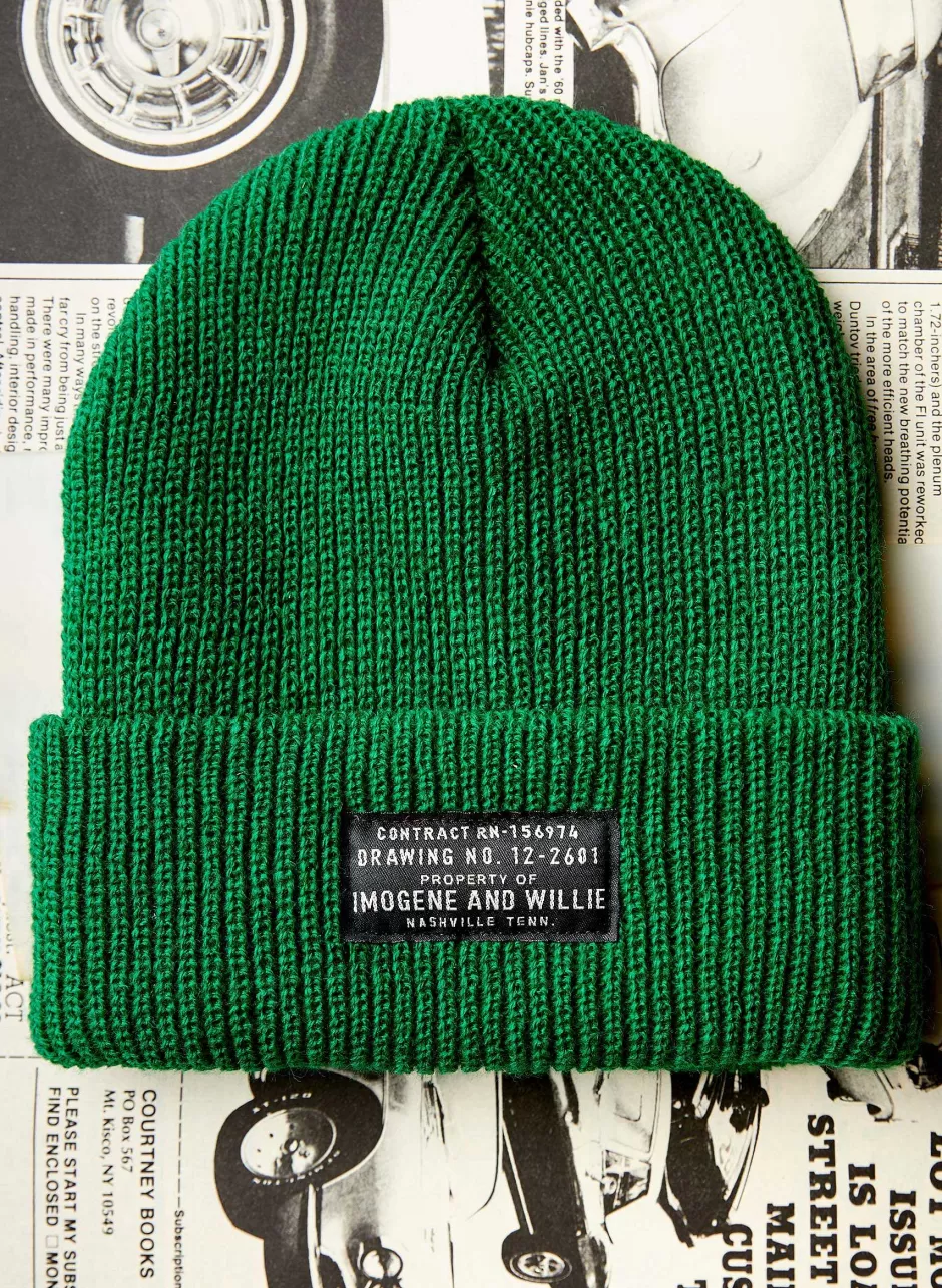 The I+W Race Green Rib Cap*imogene+willie Online
