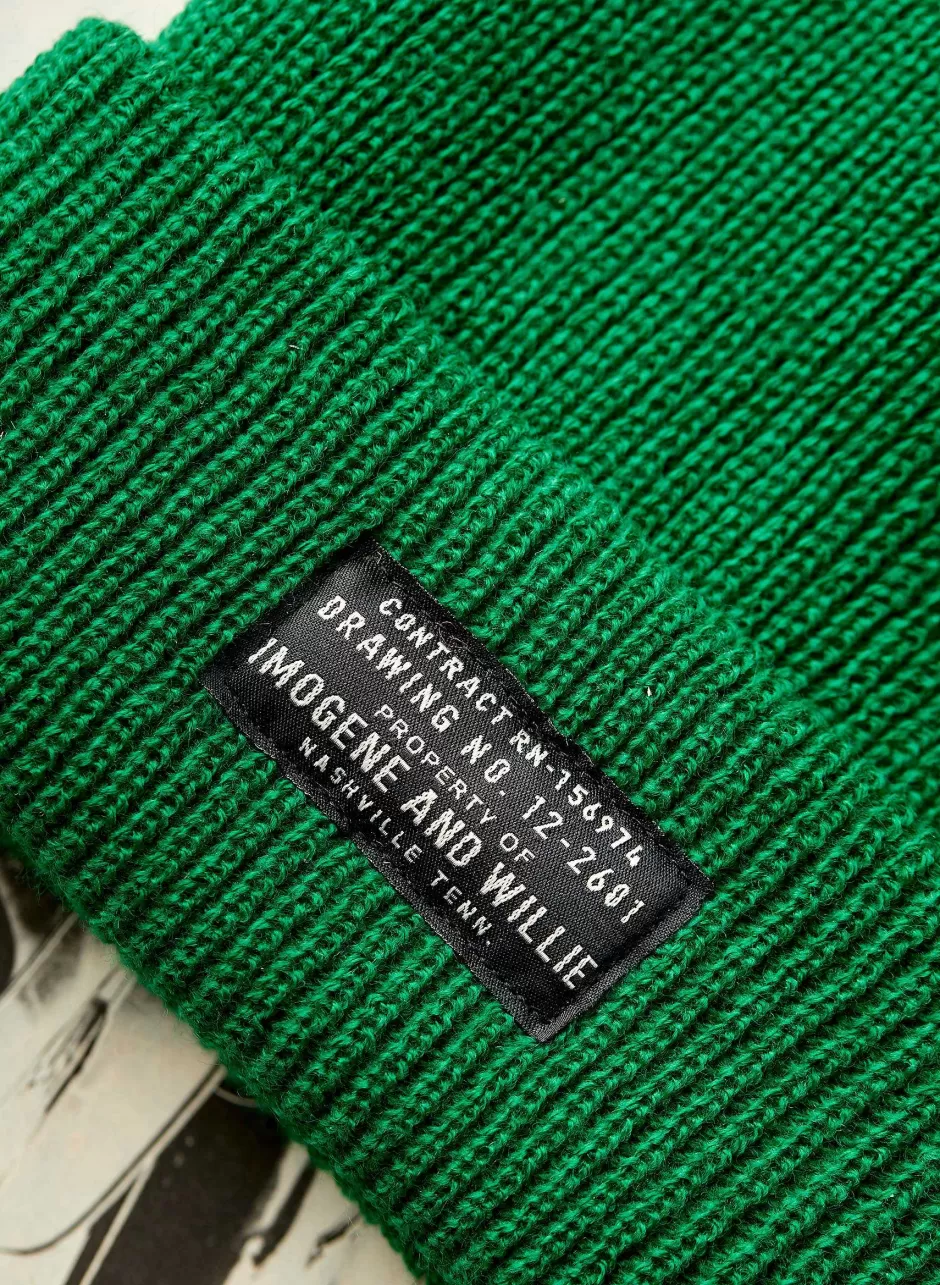 The I+W Race Green Rib Cap*imogene+willie Online