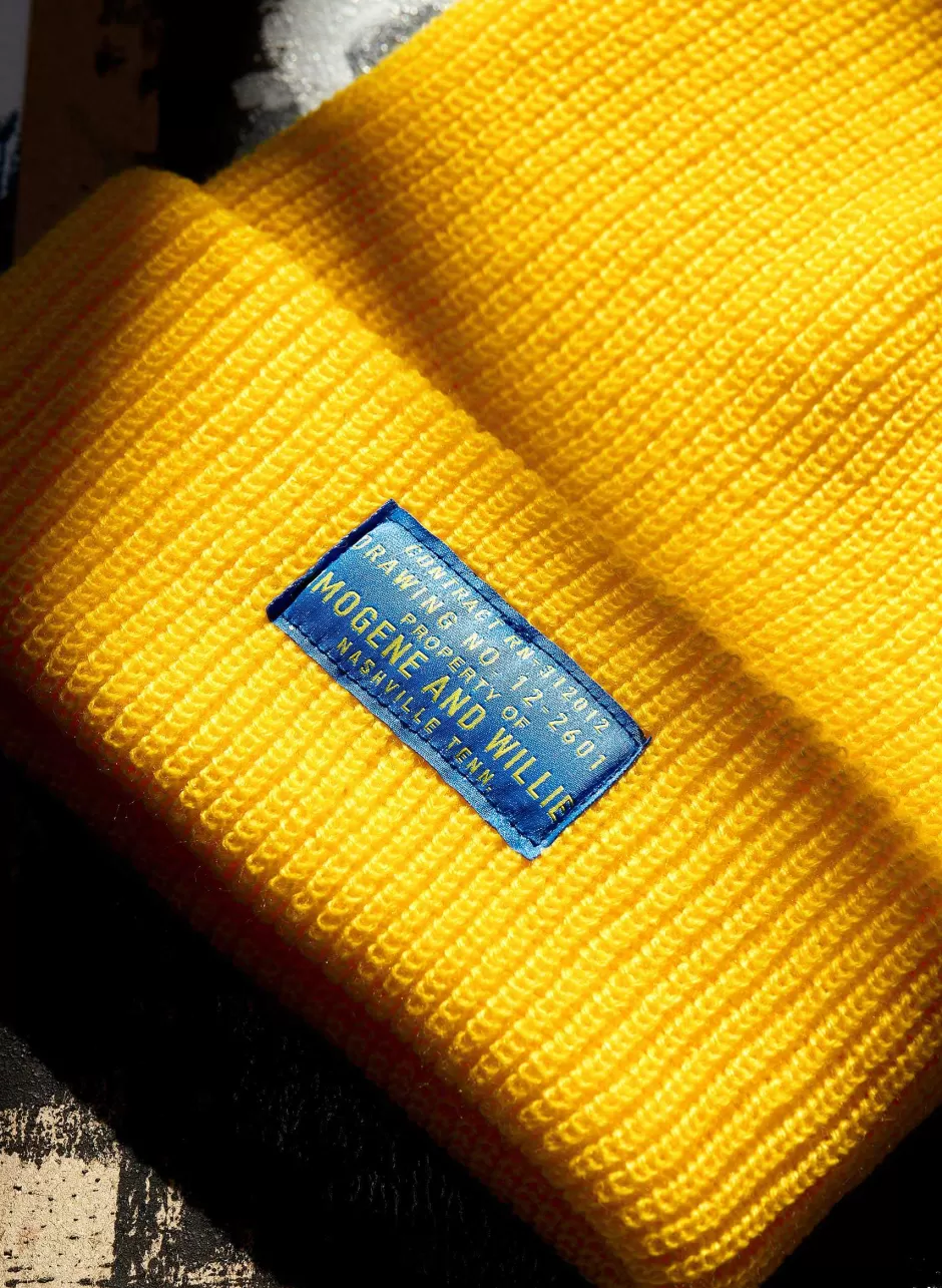 The I+W Yellow Rib Cap*imogene+willie Flash Sale