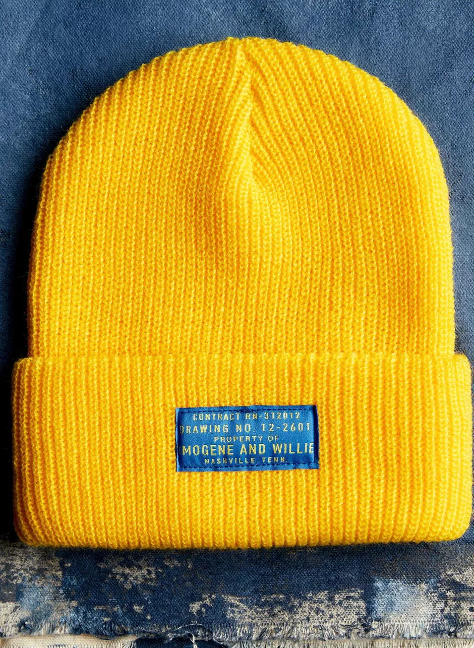 The I+W Yellow Rib Cap*imogene+willie Flash Sale