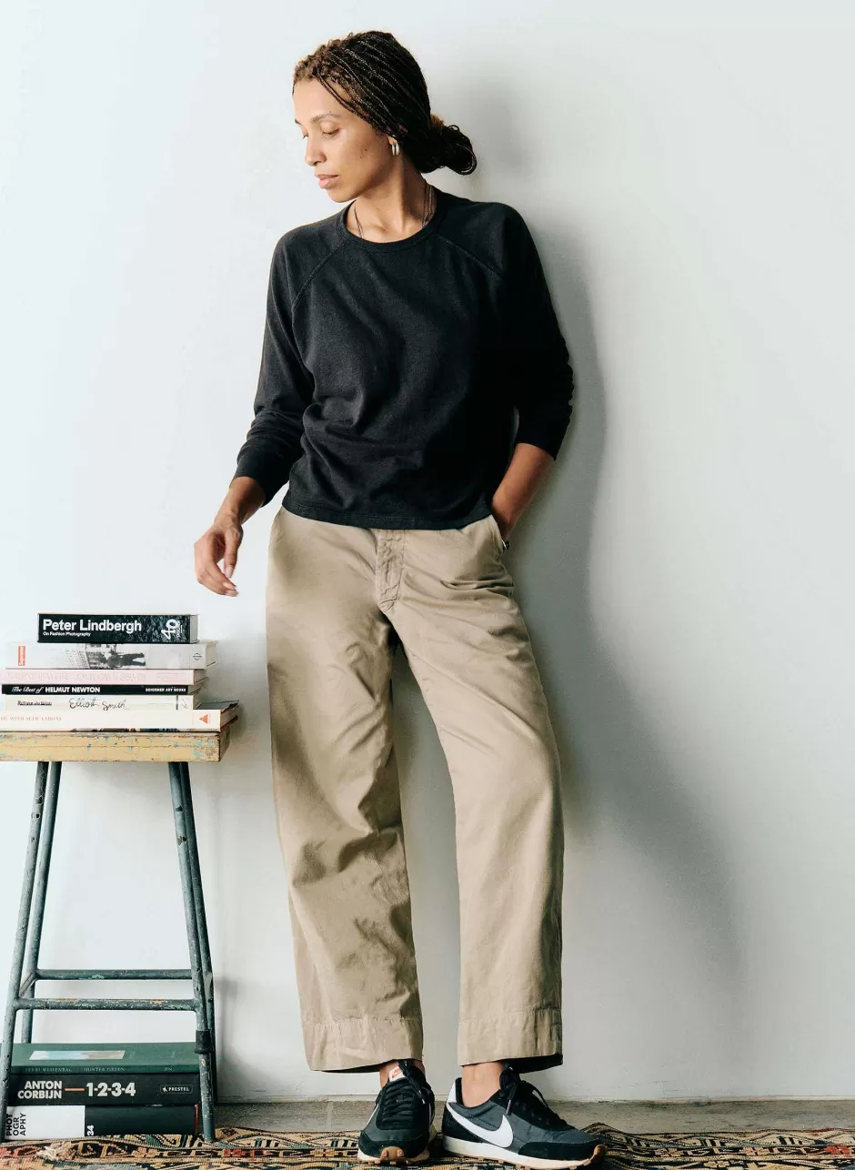 The Long Sleeve Raglan In Faded Black*imogene+willie Online