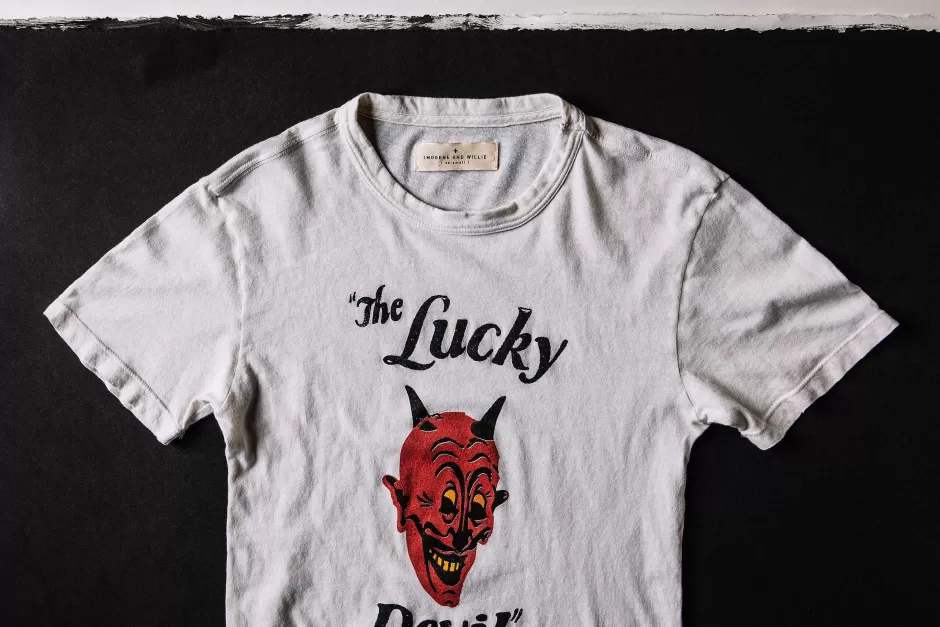 The "Lucky Devil" Tee*imogene+willie Outlet