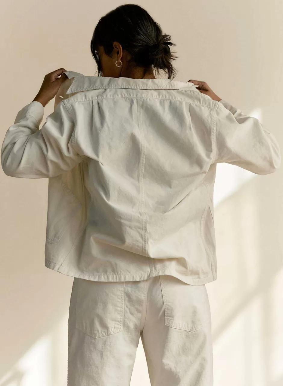 The Painters Coat In Natural Twill*imogene+willie Discount