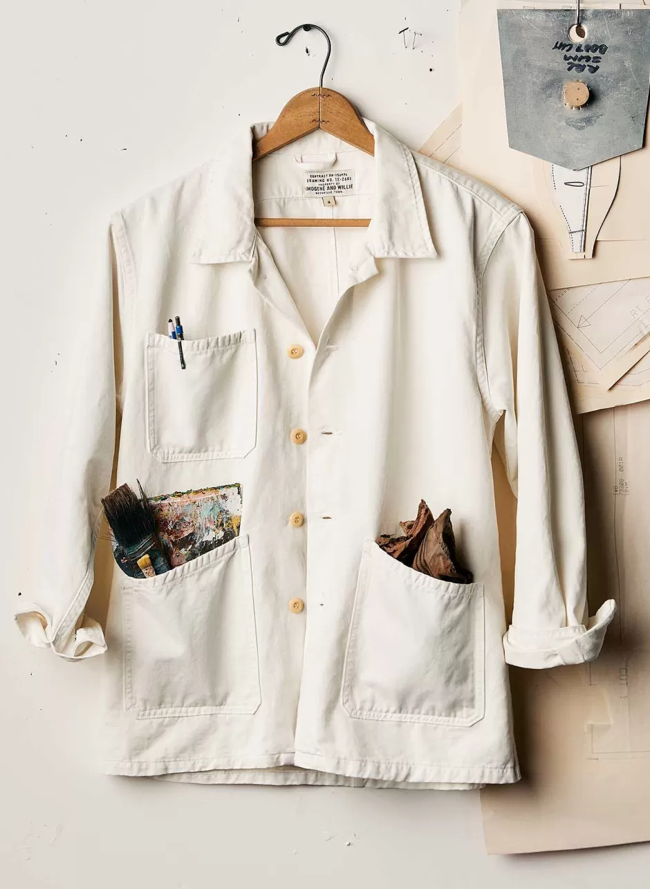The Painters Coat In Natural Twill*imogene+willie Discount
