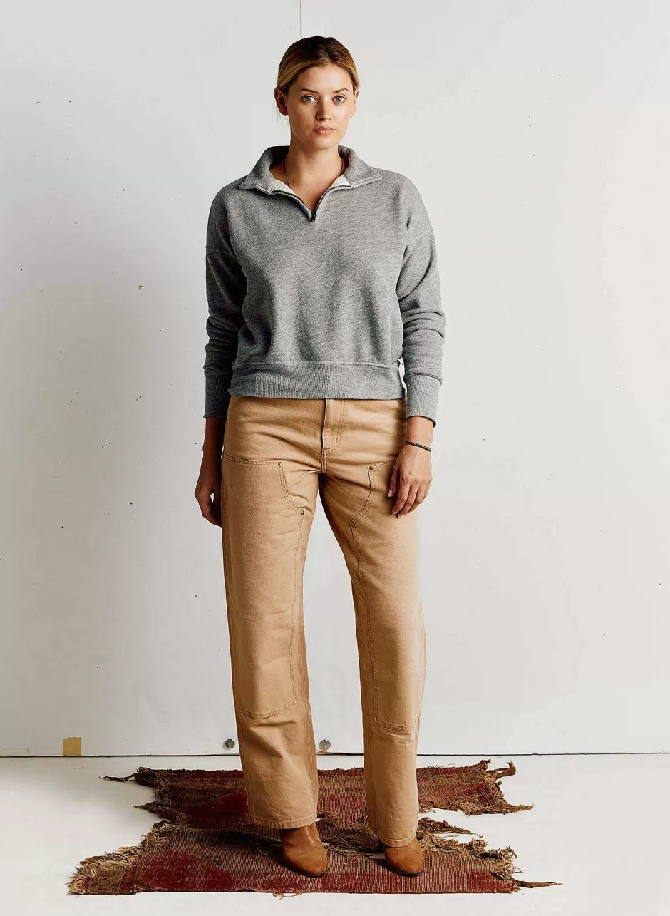 The Quarter Zip Heather Pullover*imogene+willie Store