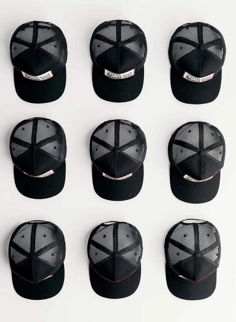 The "Service Station" Trucker In Black*imogene+willie Best Sale