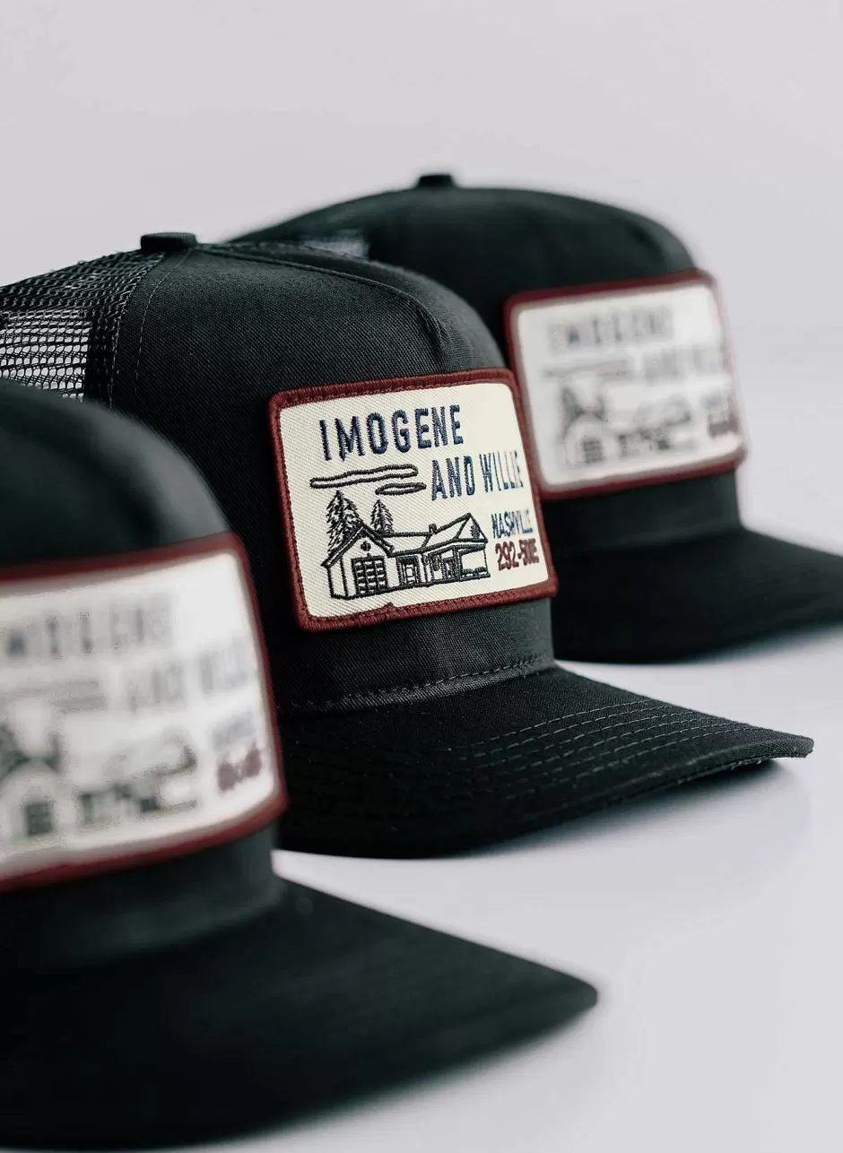 The "Service Station" Trucker In Black*imogene+willie Best Sale