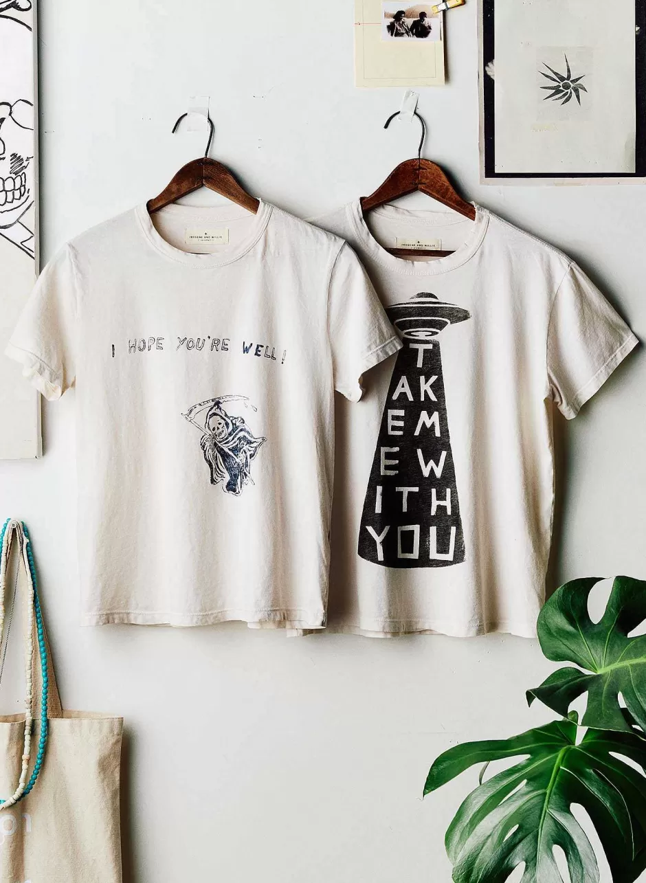 The "Strange Sights" Tee*imogene+willie Outlet