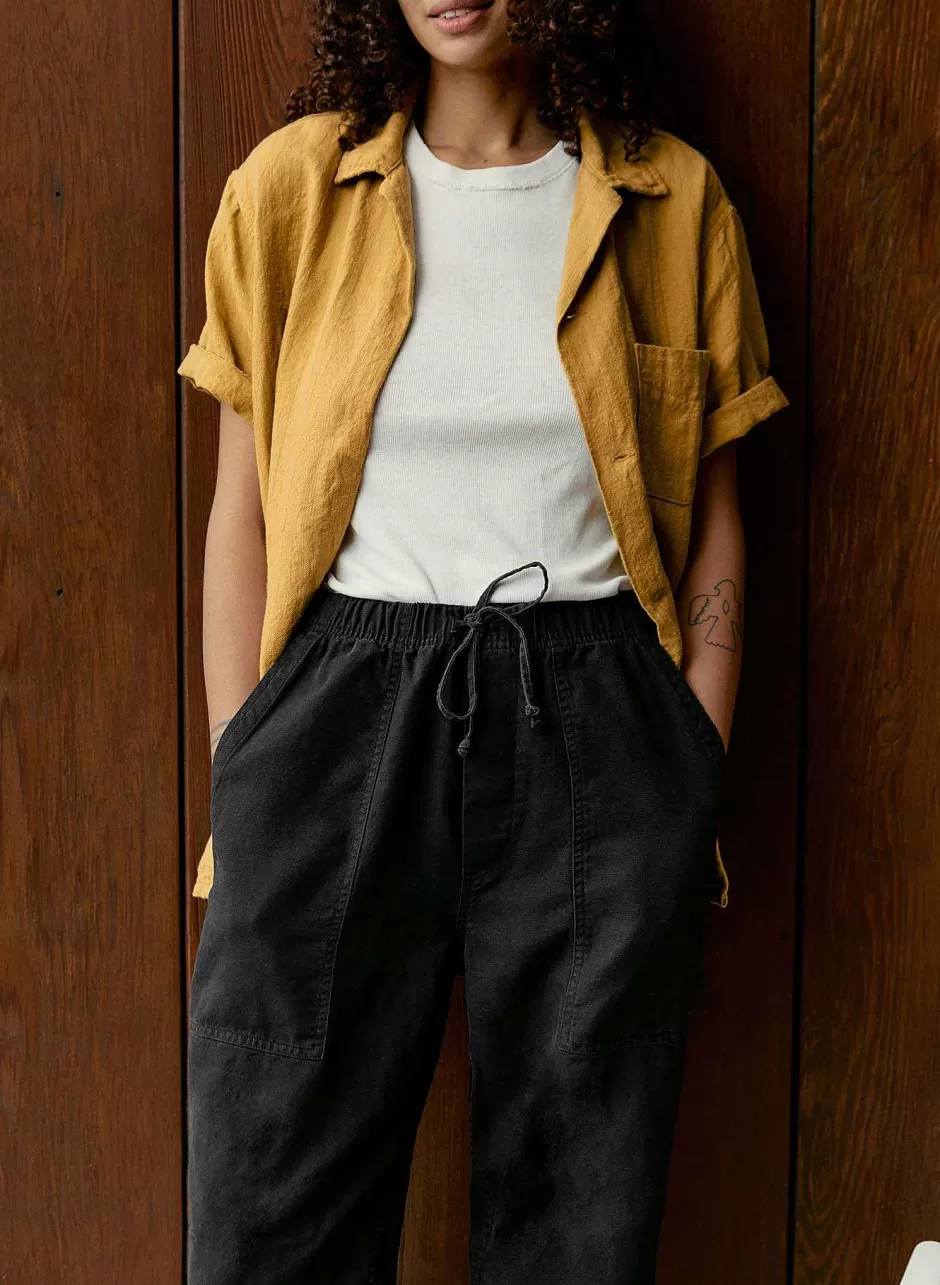The Ventura Chore Pant In Faded Black*imogene+willie Fashion