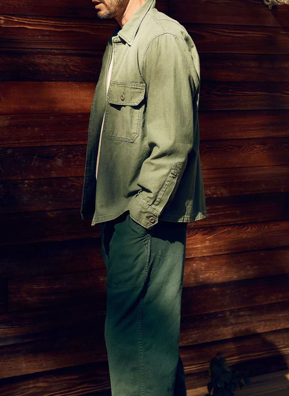 The Ventura Chore Pant In Forest*imogene+willie Hot