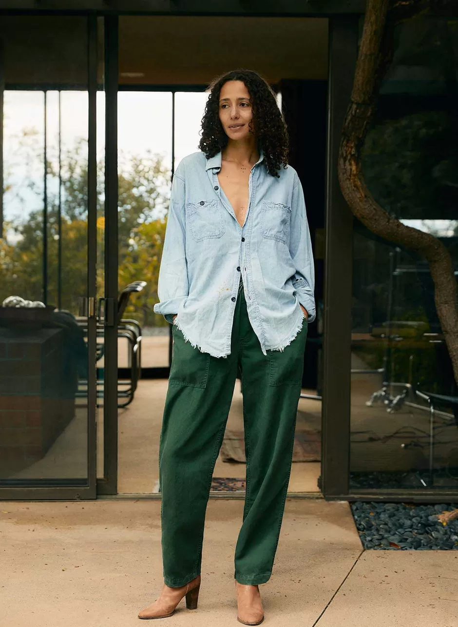 The Ventura Chore Pant In Forest*imogene+willie Best