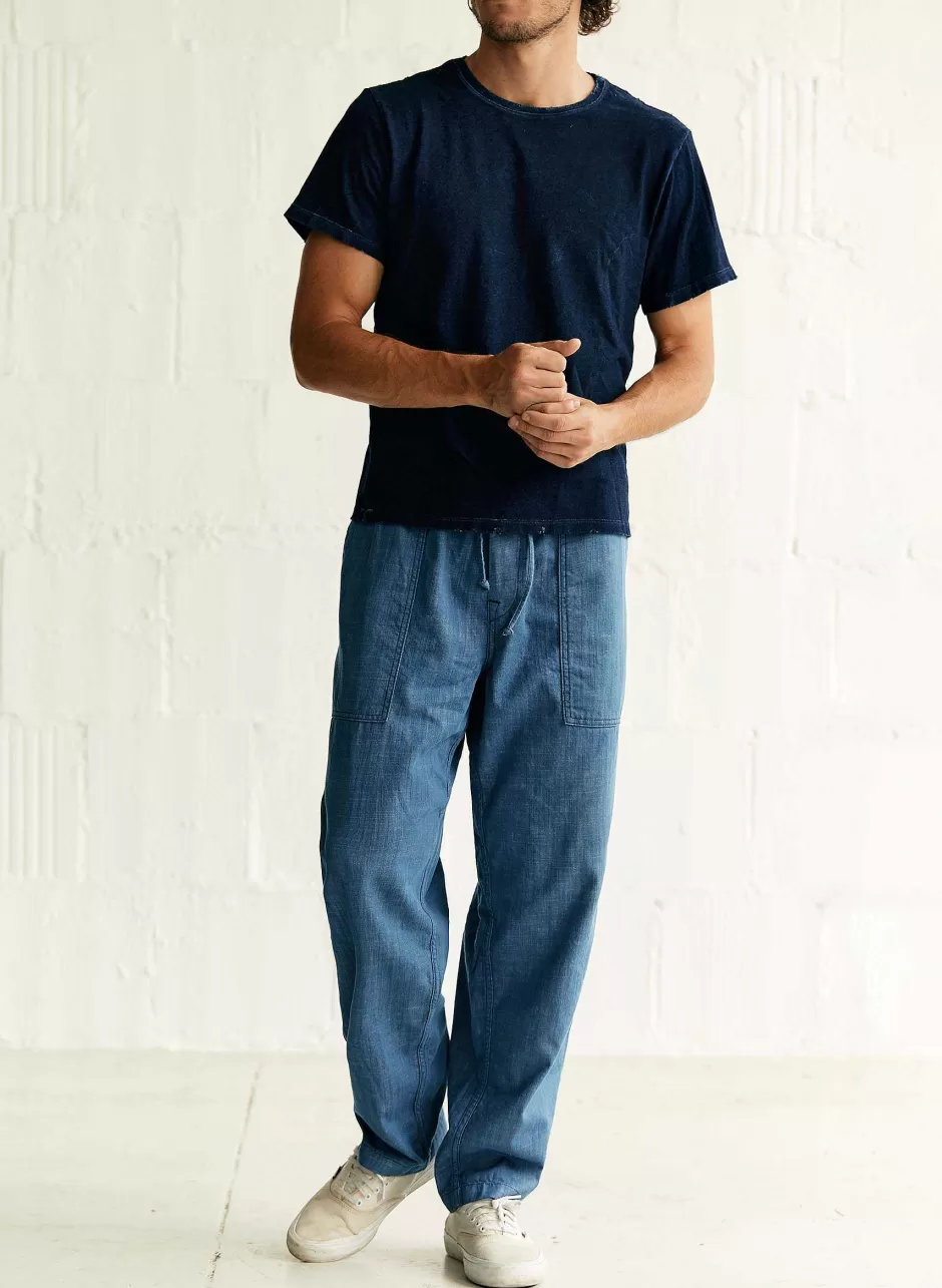 The Ventura Chore Pant In Washed Indigo*imogene+willie Flash Sale
