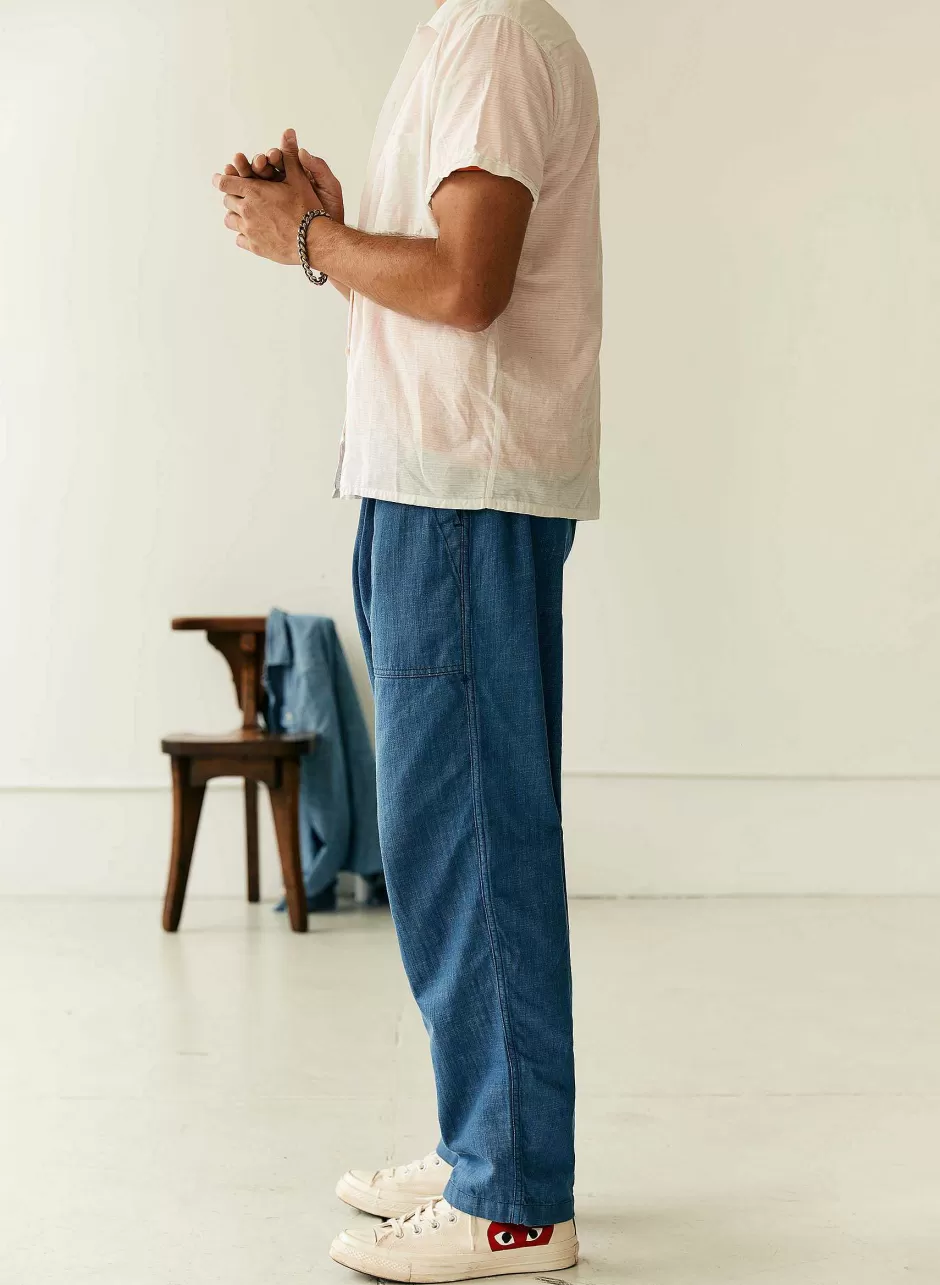 The Ventura Chore Pant In Washed Indigo*imogene+willie Flash Sale
