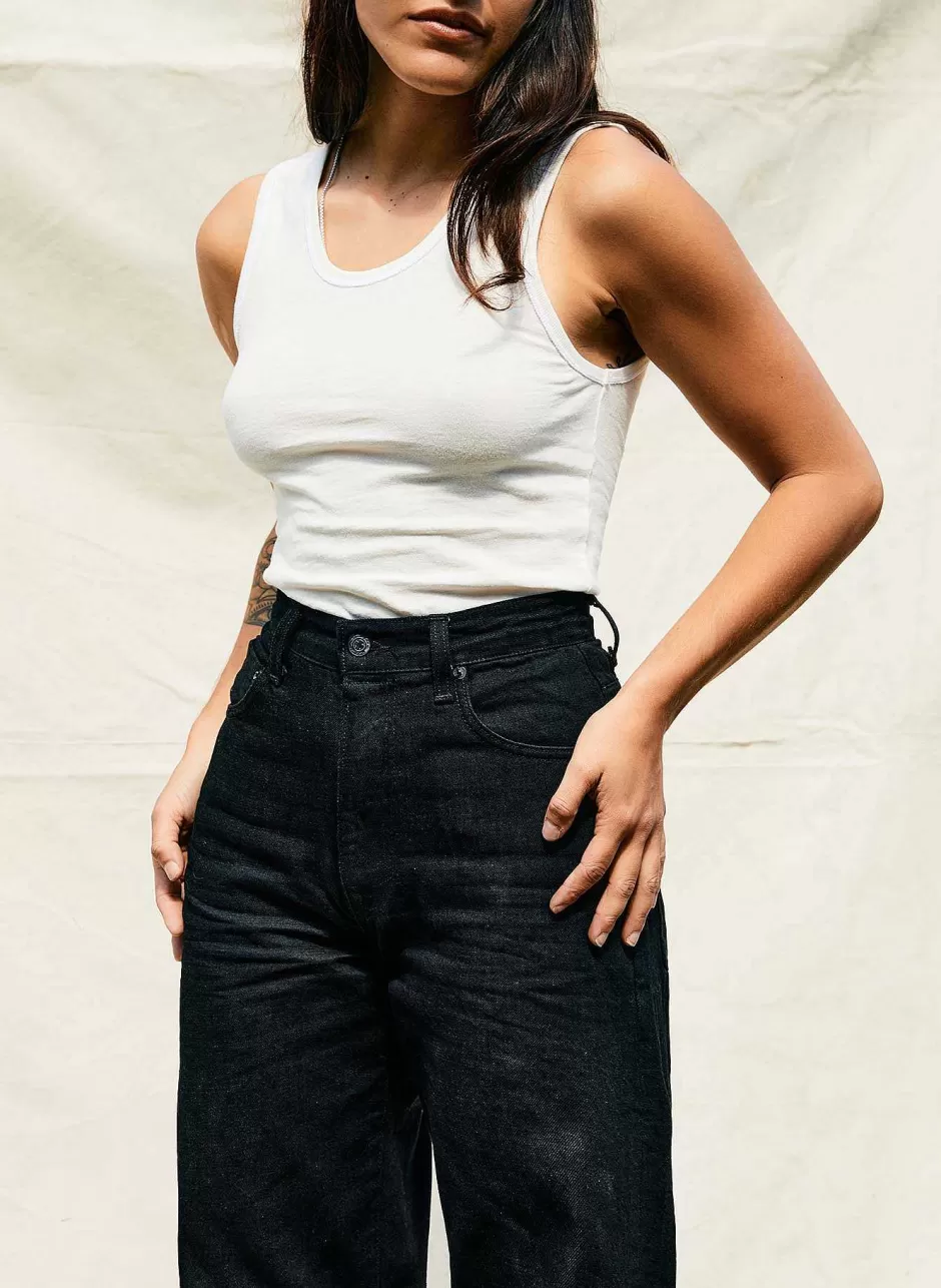 The Vintage Tank In Washed White*imogene+willie Fashion