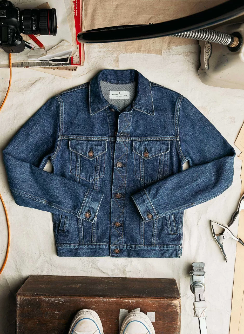 Wilkins Jacket In Washed Indigo*imogene+willie Sale